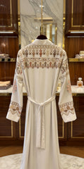 Summer abaya with embroidery