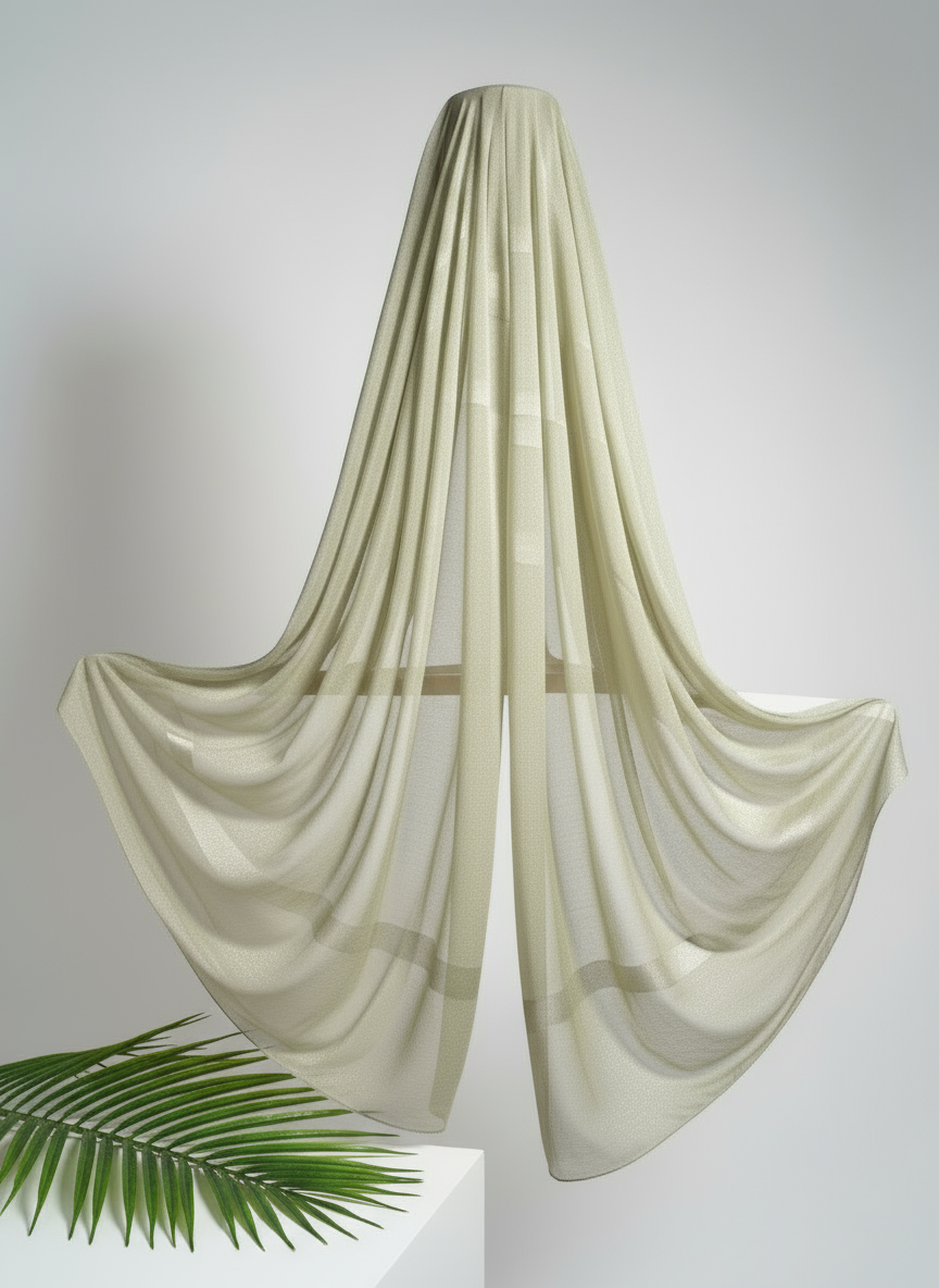 DEGRATE TULLE STOLE (#KWH-25Y7908)