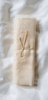 Crushed bamboo stoles (#KH-25Y7917)