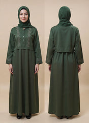 ZEHRA ABAYA DIAMOND LINE (#AB-25Y7937)