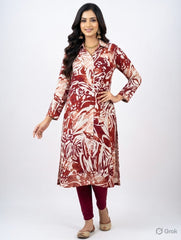 Multi Print Brown Tunic – Boho Vibes, Everyday Ease