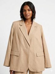 QUIZZ LINEN COAT