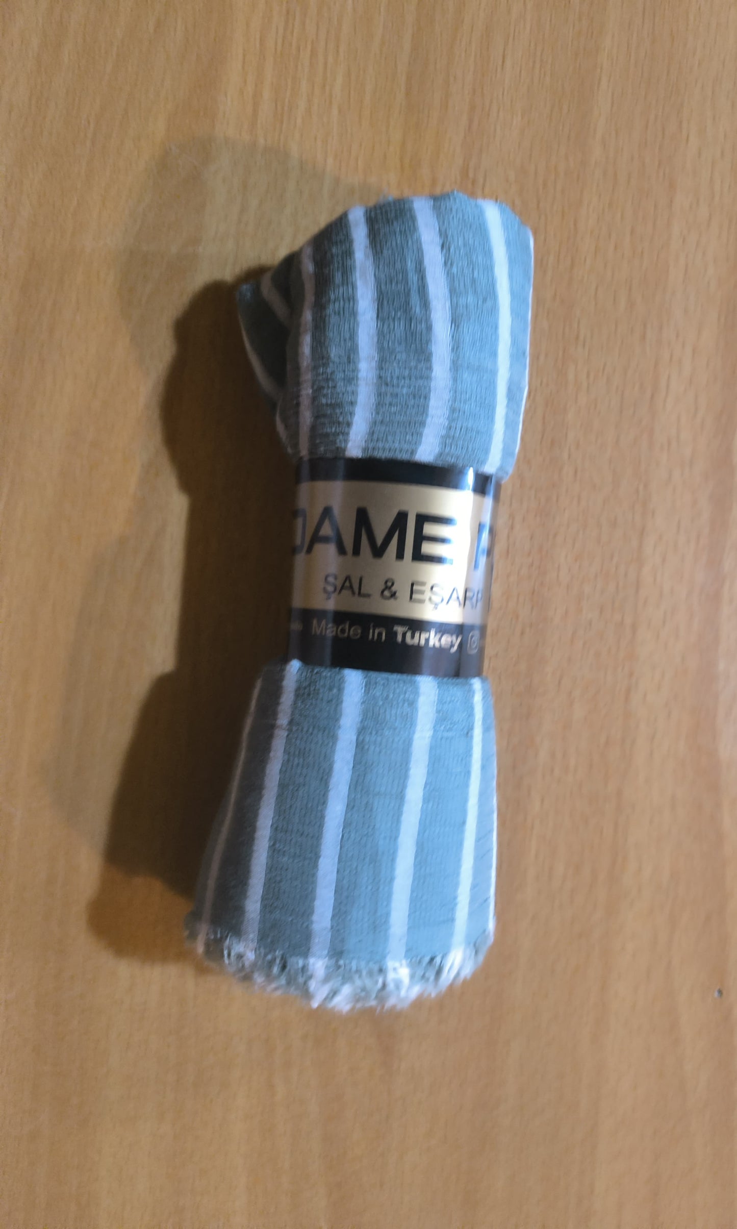 Linen mix rolled stoles