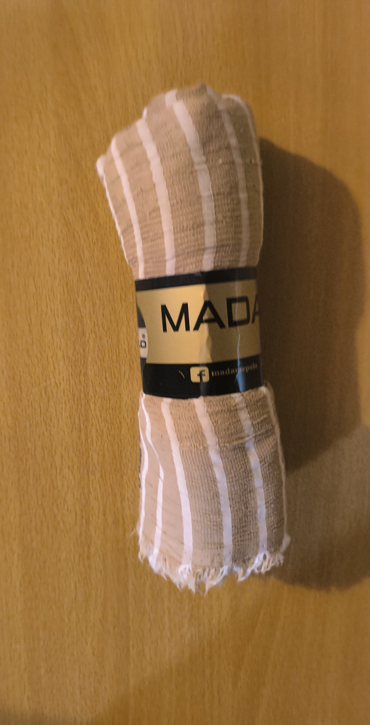 Linen mix rolled stoles