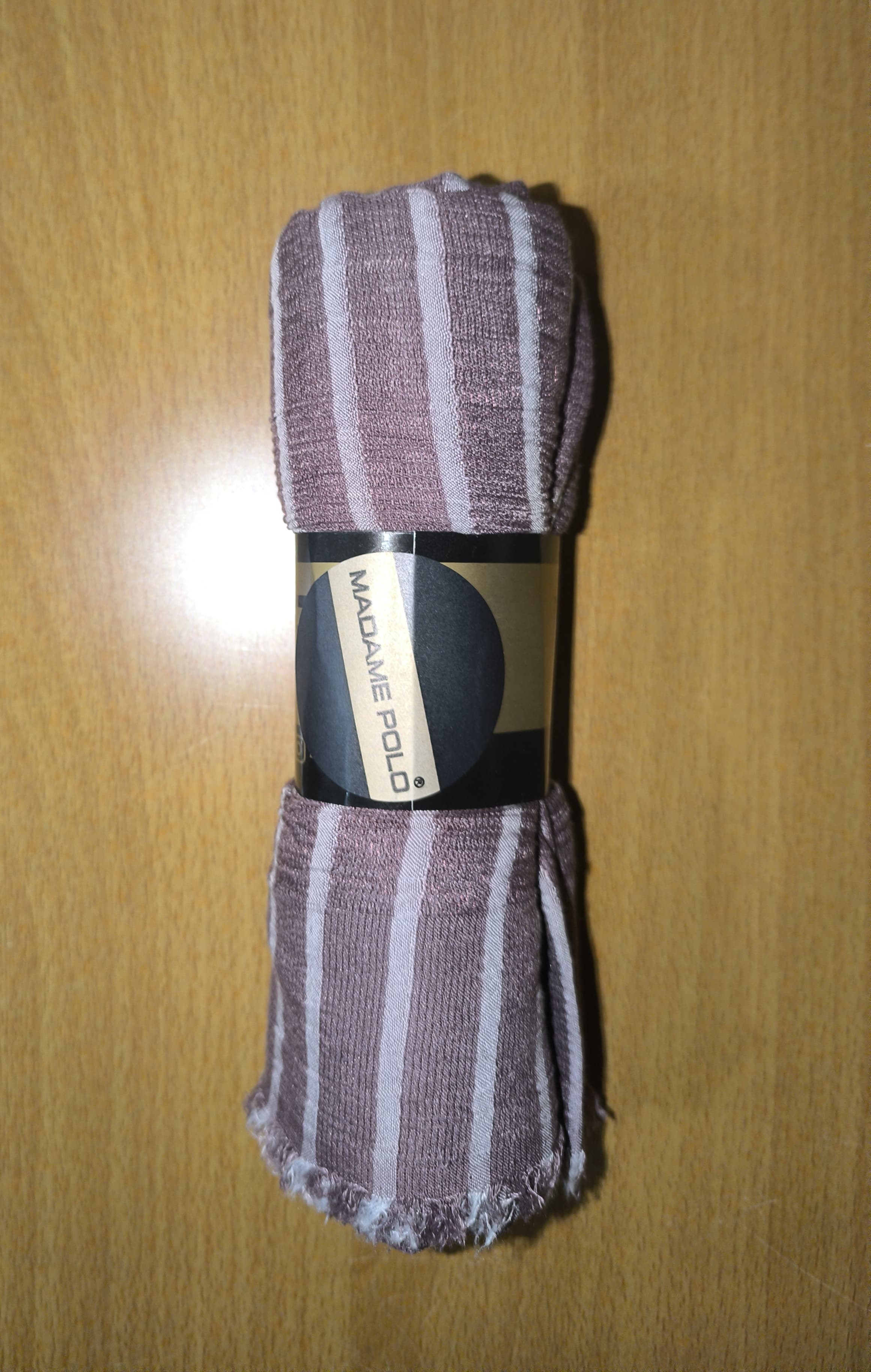 Linen mix rolled stoles