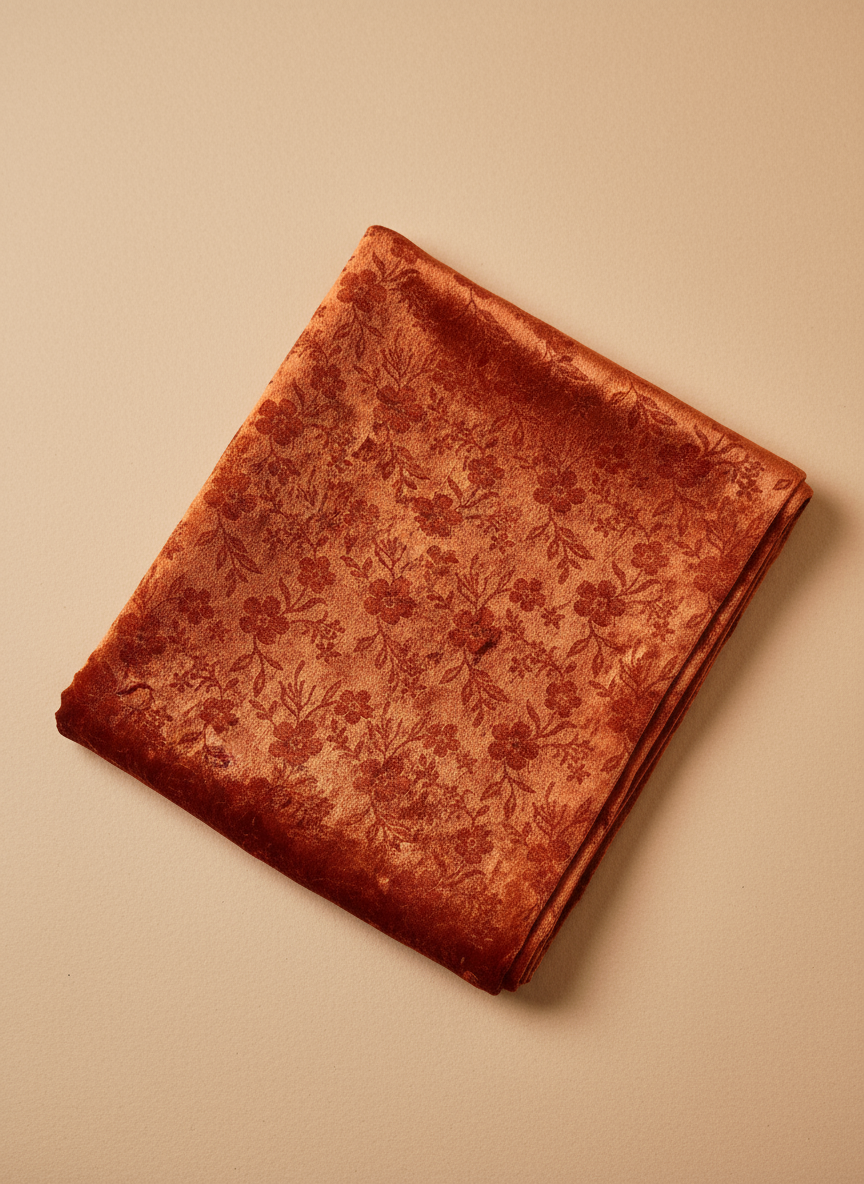 FERRANO FLORAL JACQUARD STOLES SELFPRINT SHINEY DESIGN