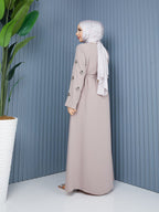 Summer abaya with handwork embroidery