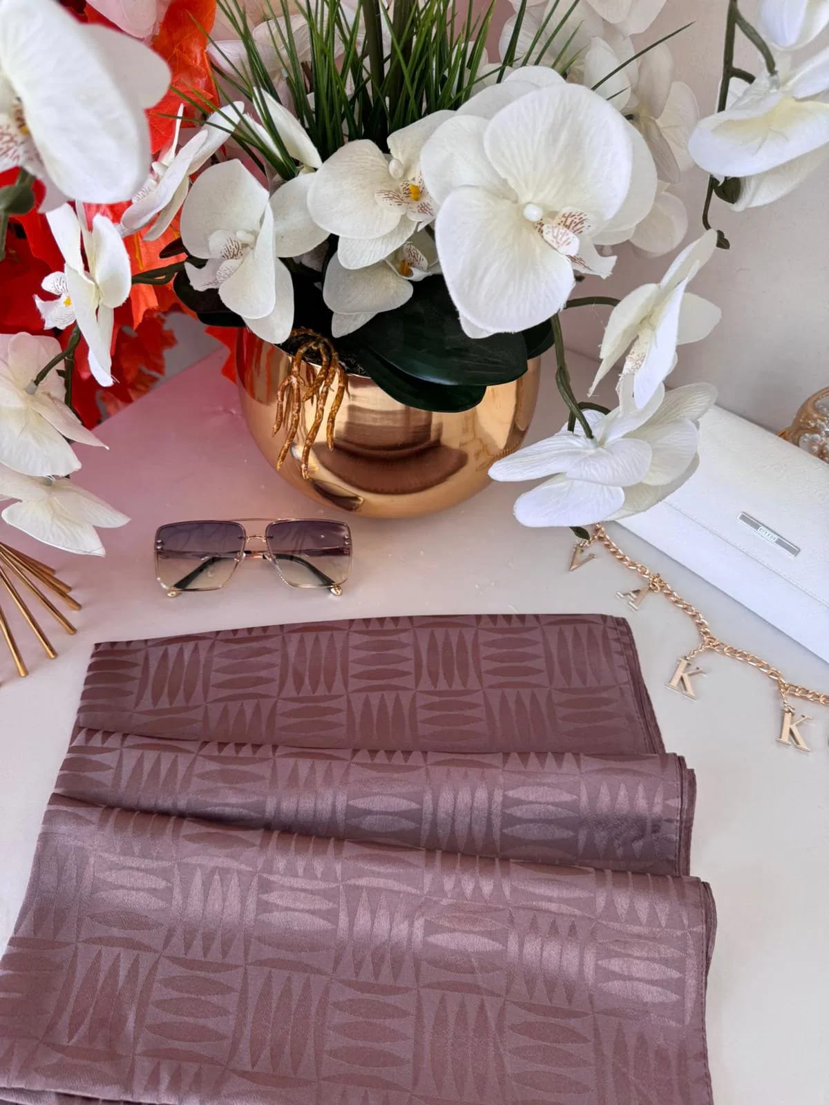 Jacquard shiny stoles-1