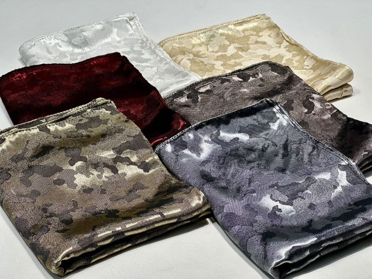 Jacquard marble stoles