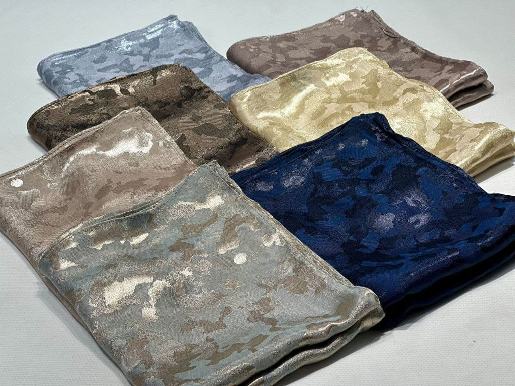 Jacquard marble stoles