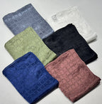 Jacquard stoles with circle design