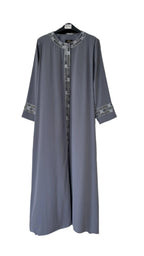 SEHWAR ABAYA WITH AMBROIDERY AND STONE (#AB-25Y7925) Sawesgr32015