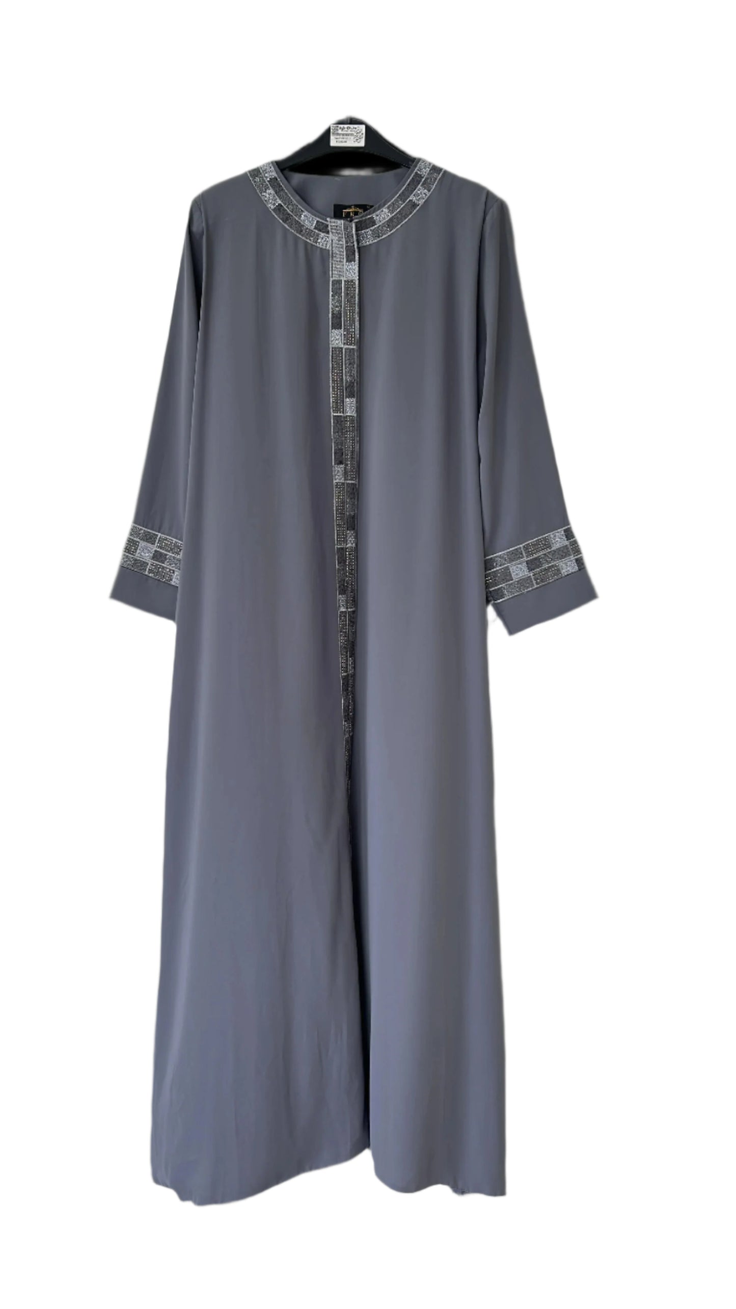 SEHWAR ABAYA WITH AMBROIDERY AND STONE (#AB-25Y7925) Sawesgr32015