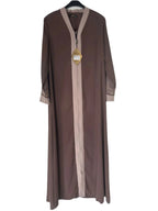 SEHWAR ABAYA WITH E AND STONE
