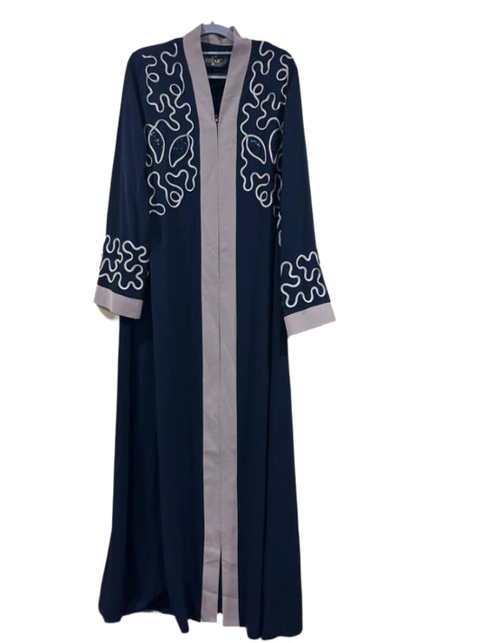 GIZAR ABAYA BOLD WORK (#AB-25Y7941)