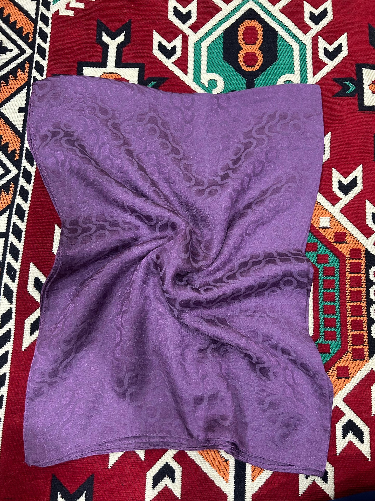 Fferano Jacquard Textured Scarf