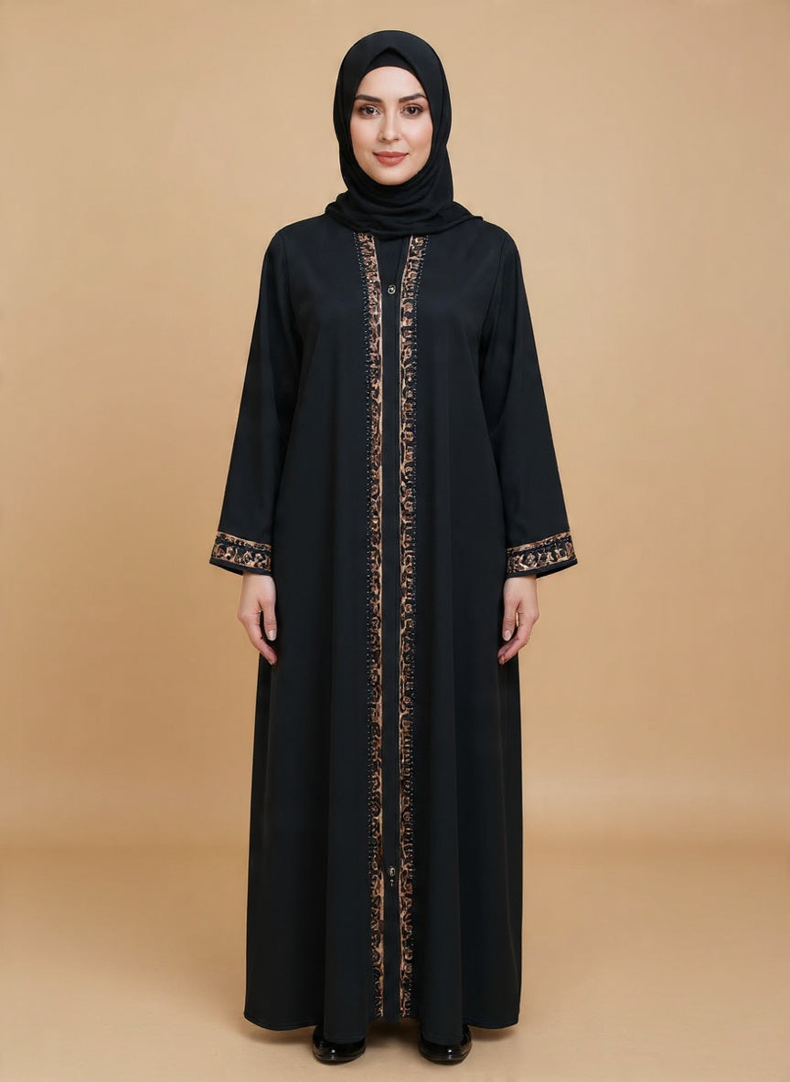 RABIA ABAYA DIMOND CHAIN (#AB-25Y7938)