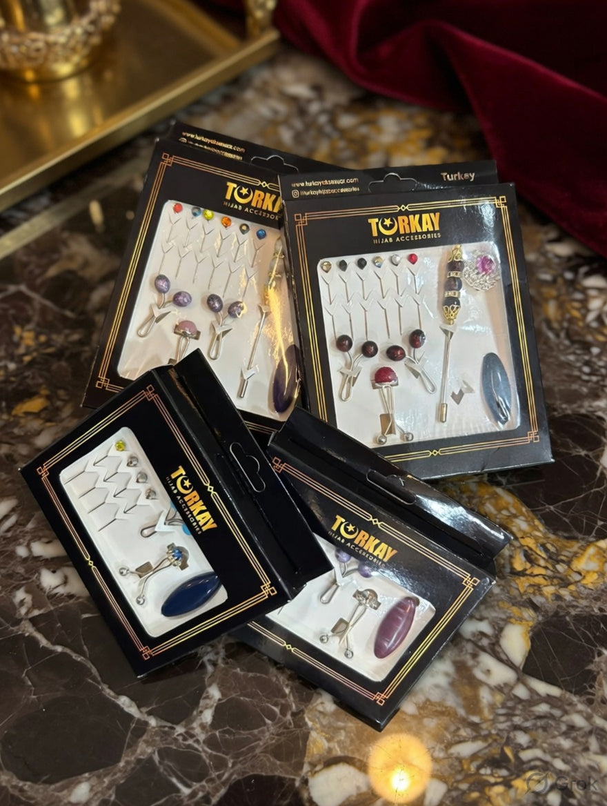 TURKAY HIJAB PIN SET