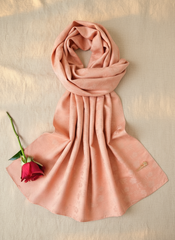FERRANO FLORAL JACQUARD STOLES SELFPRINT SHINEY DESIGN