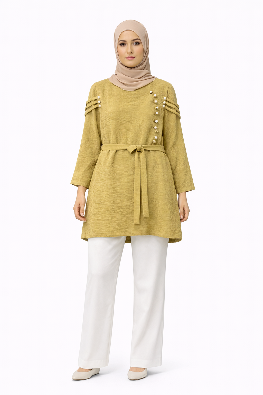 FLYIKA MODA LENIN COORD SET