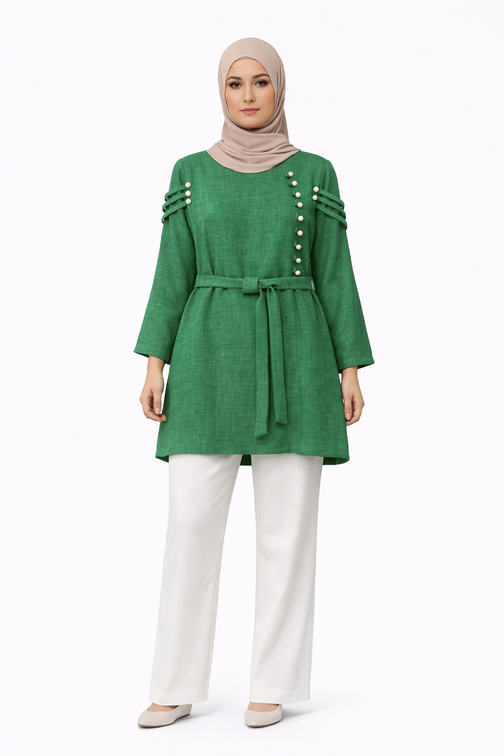 FLYIKA MODA LENIN COORD SET