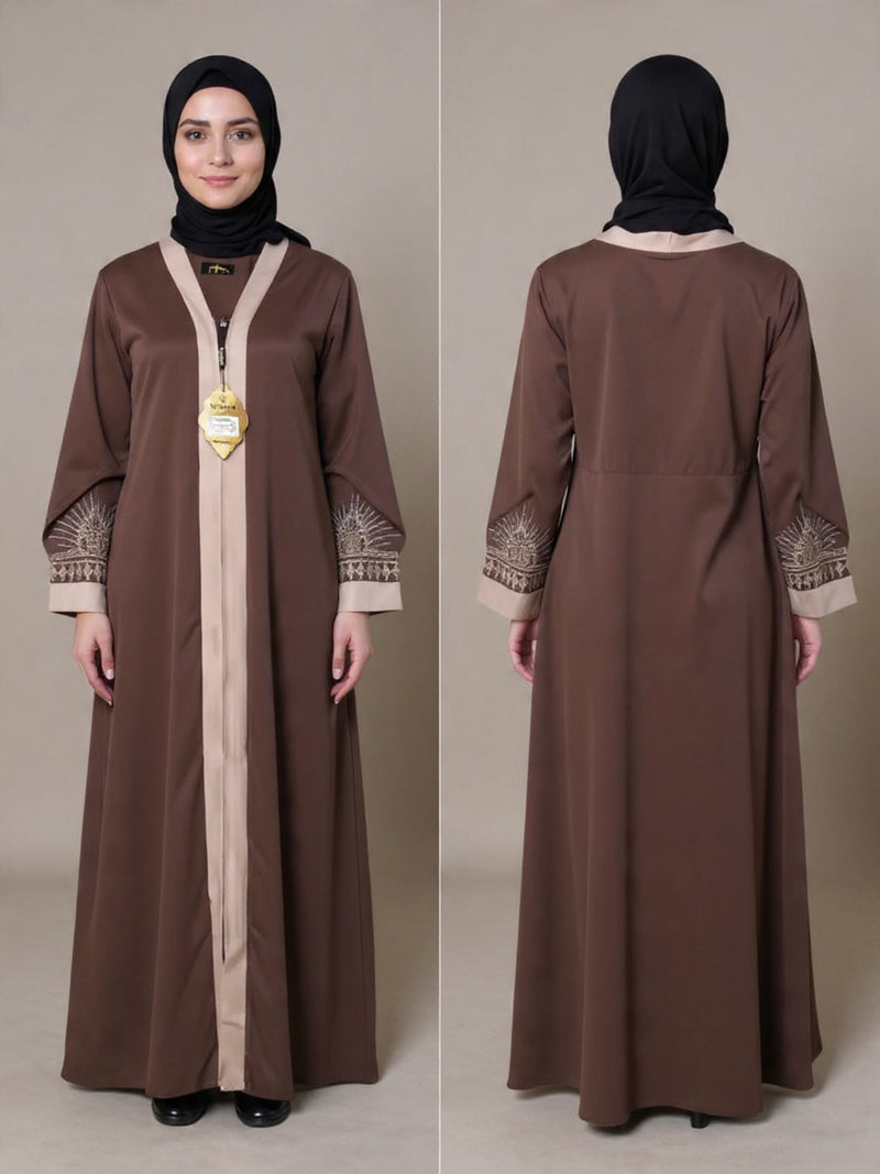 SEHWAR ABAYA WITH E AND STONE